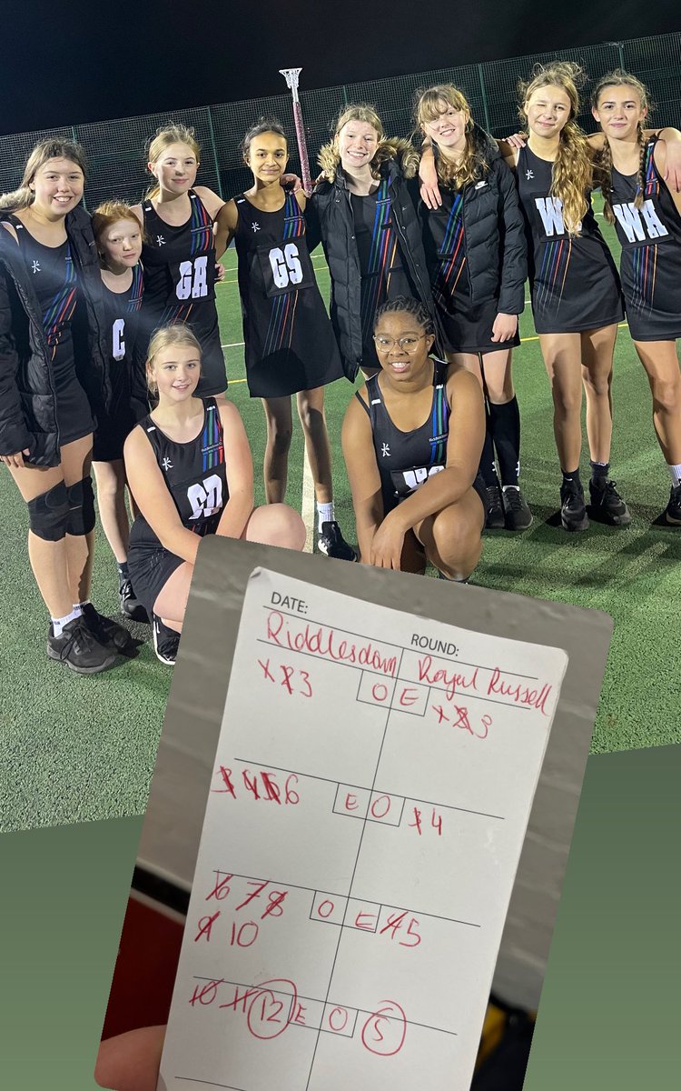 RiddlesdownPE's tweet image. A brilliant game for our year 8s vs @RRS_Sport tonight, bringing away the win 12-5. Thank you RR for having us! 🙌🏻🏐 #netballers #teamworkmakesthedreamwork
