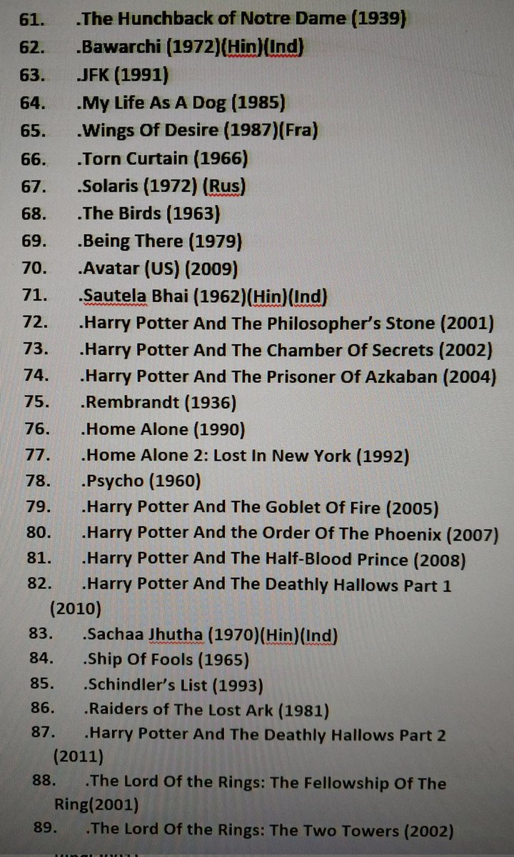 PanaceaPlethora's tweet photo. 1/8

THE 1036 GREATEST FILMS IN THE HISTORY OF WORLD CINEMA! (@INDIES) https://t.co/5nH4uO3y44