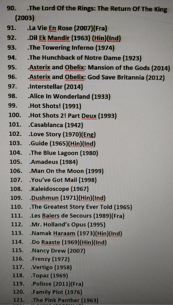 PanaceaPlethora's tweet photo. 1/8

THE 1036 GREATEST FILMS IN THE HISTORY OF WORLD CINEMA! (@INDIES) https://t.co/5nH4uO3y44