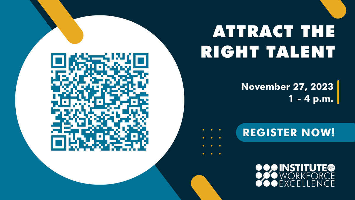 Don't miss your opportunity to learn how you could be turning away talent with your job postings! Our free virtual workshop will teach you how to pivot to a skills-based approach to find the talent you need. Register now! bit.ly/ATRT1127