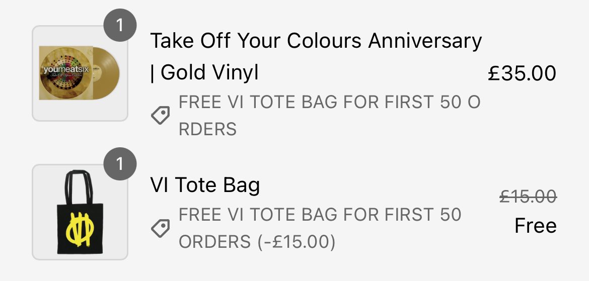 @youmeatsix @joshmeatsix yippee 🥳 thought i missed out on the toyc vinyls so i sprinted to that checkout button 😭
