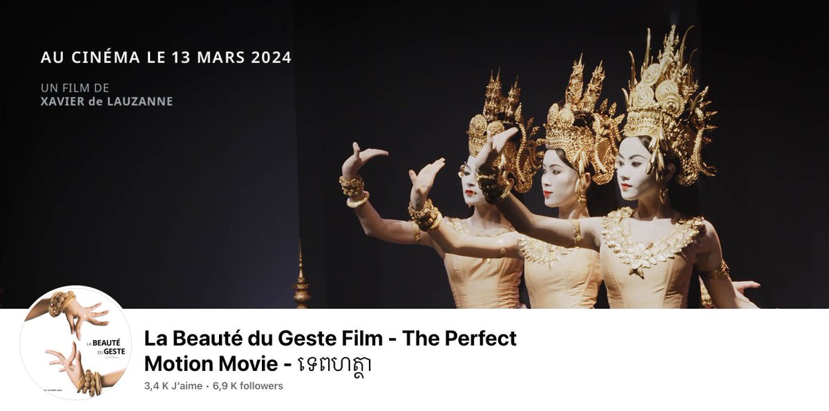 AloestProd's tweet photo. ⭐️ NOUVEAUTÉ ⭐️

Après l'extraordinaire succès au #Cambodge, "LA BEAUTÉ DU GESTE" arrive en France💃🇫🇷🇰🇭
Le #film de Xavier de Lauzanne sur la #danse qui a bouleversé #Rodin sortira le 13 mars au #Cinema

Suivez-nous ! 
👉 https://t.co/7pawFYNcdt
👉https://t.co/yaWUVO3vyw https://t.co/huBrApx56E