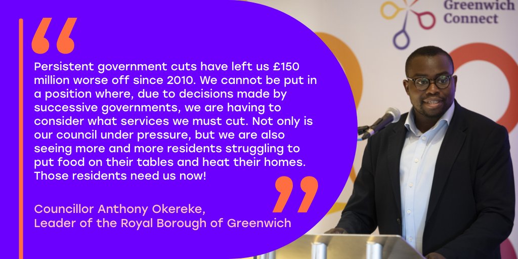Read a statement from Councillor Anthony Okereke, Leader of the Royal Borough of Greenwich. @MrOkereke #Budget2024 (2/11)