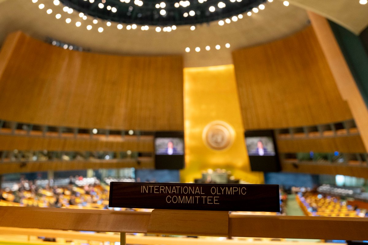 The Olympic Truce resolution was agreed today, by an overwhelming majority of 118 votes in favour, with 2 abstentions, and no votes against by the <a href="/UN/">United Nations</a> General Assembly.