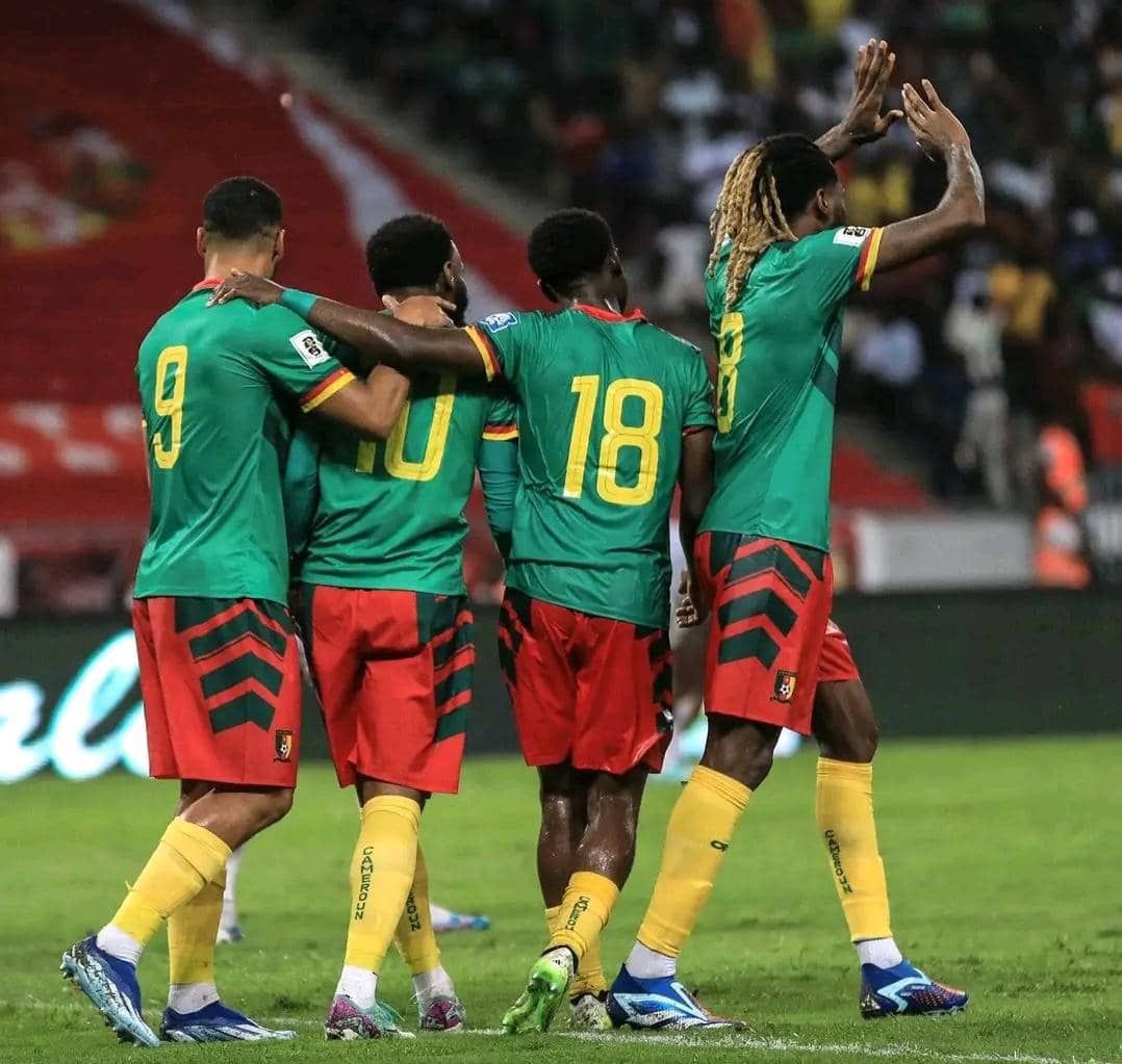 FIN : LIBYE 🇱🇾 1-1 🇨🇲 CAMEROUN 

Les Lions Indomptables du Cameroun tenus en échec par les chevaliers de la Libye lors de la deuxième journée des éliminatoires de la Coupe du Monde 2026. Olivier Ntcham a inscrit l’unique but du Cameroun sur penalty. 

Vos impressions !