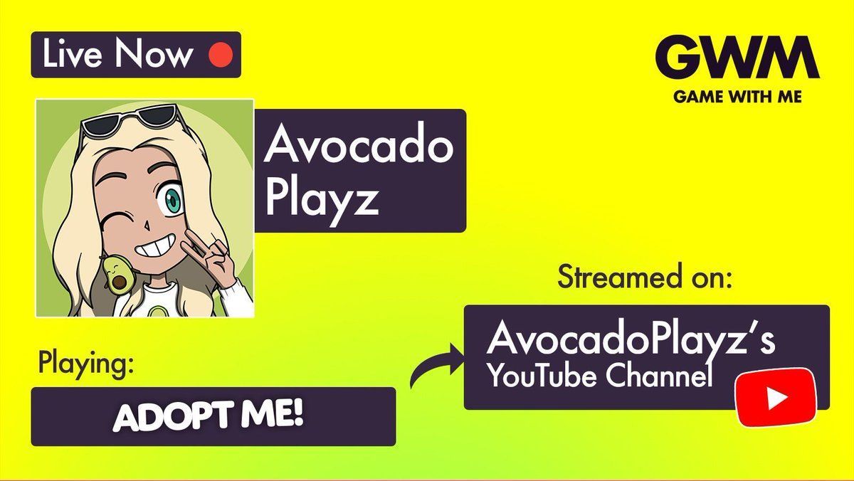 GameWithMeCo's tweet photo. Watch @AvocadoPlayz2 LIVE now playing Adopt Me! on Roblox, watch along here: https://t.co/wuJzwToZ5V https://t.co/qhRFw3TZWD