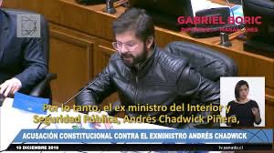 RodrigoCIgnacio's tweet photo. -Gabriel Boric presentó la acusación constitucional contra Andres Chadwick en el Senado.

- Carolina Toha invitó a Andres Chadwick a la Moneda para una mesa en contra de la delincuencia.

Gobierno insufrible. https://t.co/DSVw2TeDEp