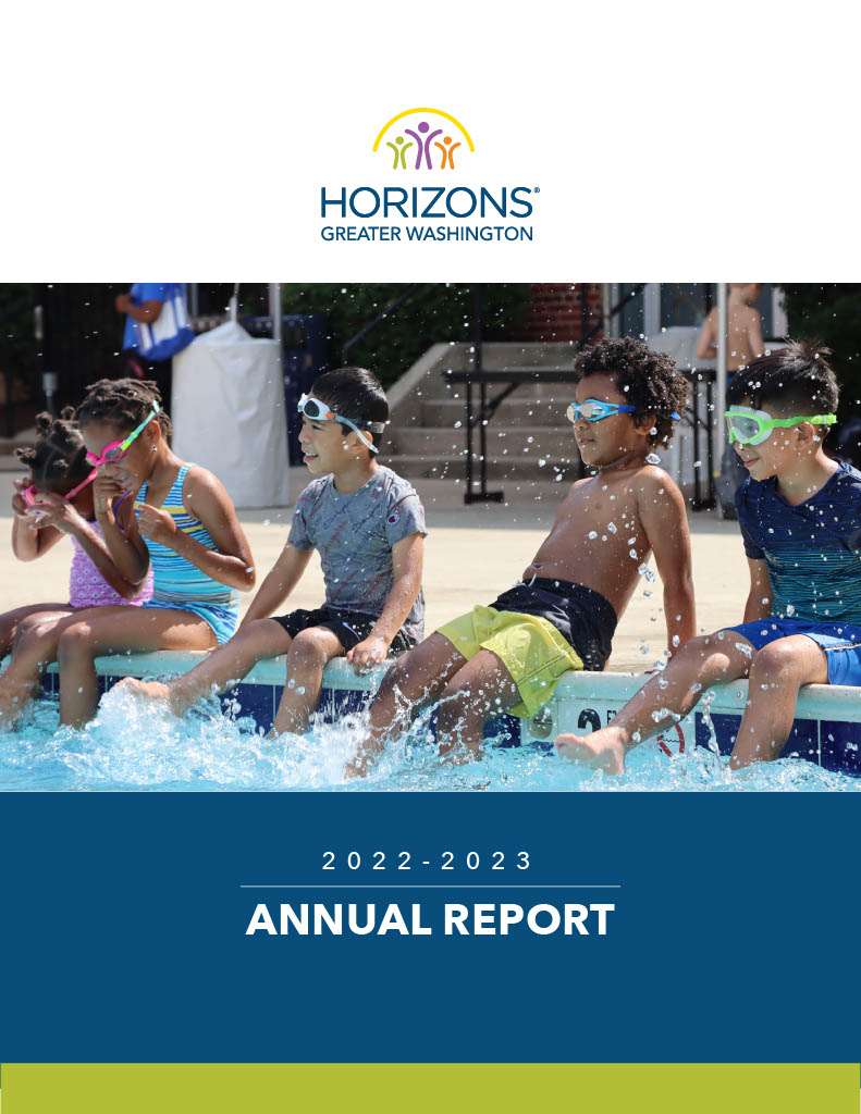 We are pleased to share that the 2022-2023 Annual Report is here. To view the report please visit: ow.ly/O4UO50Q9Uer

We know that we cannot do this work alone, and we are so grateful to YOU, our Horizons community, for making these successes possible!