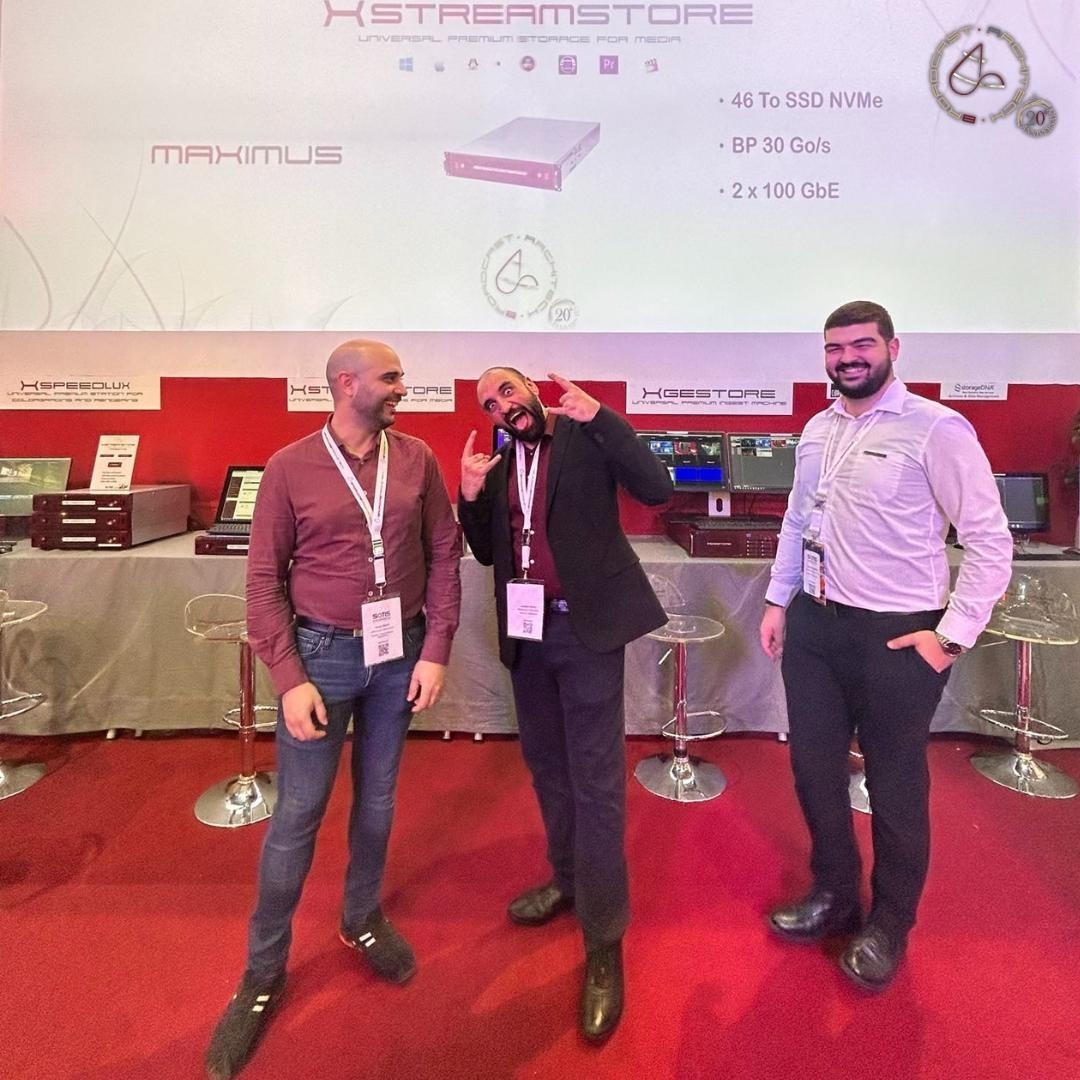 B_Architech's tweet photo. ✨@satisexpo 2023 B.A. - 20 ans ✨

First recap’

🌟 Un grand merci à tous ! Encore une édition du SATIS réussie grâce à vous !!✨

À l’année prochaine ...

Make the Force Be with Us 🪐

#Audiovisuel #SATIS #XSTREAMSTORE #postproduction #sharestorage #cinema #storageDNA #Cinegy https://t.co/UydvzRjd5h