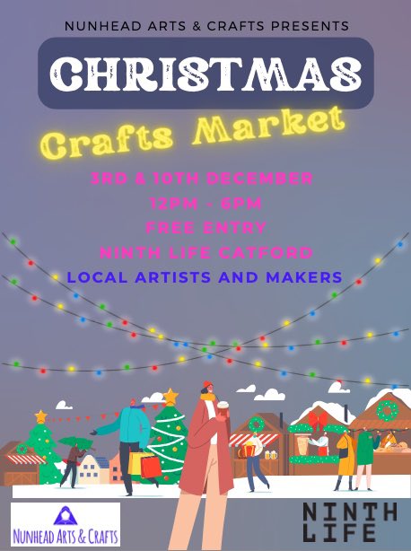 Obviously we’re going to be doing markets at Ninth Life for #Christmas this year. Amazing makers, artists, gift ideas and face painting on the 3rd and 10th December. Trader details to follow!