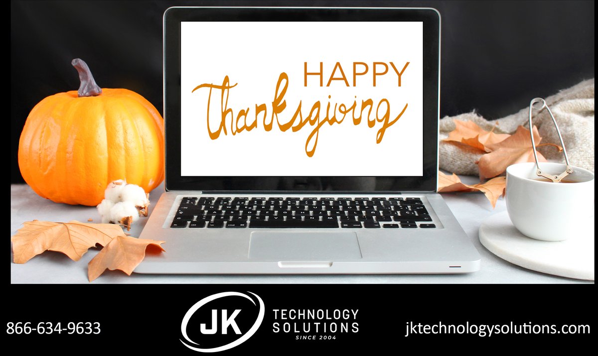 Our warmest wishes and warmest thoughts are sent your way on this Thanksgiving Day. Have a wonderful day celebrating all there is to be thankful for.  #Thanksgiving #happythanksgiving #itservices #itsolutions #compliance #cybersecurity #itcompany #itmanagedservices #itsupport
