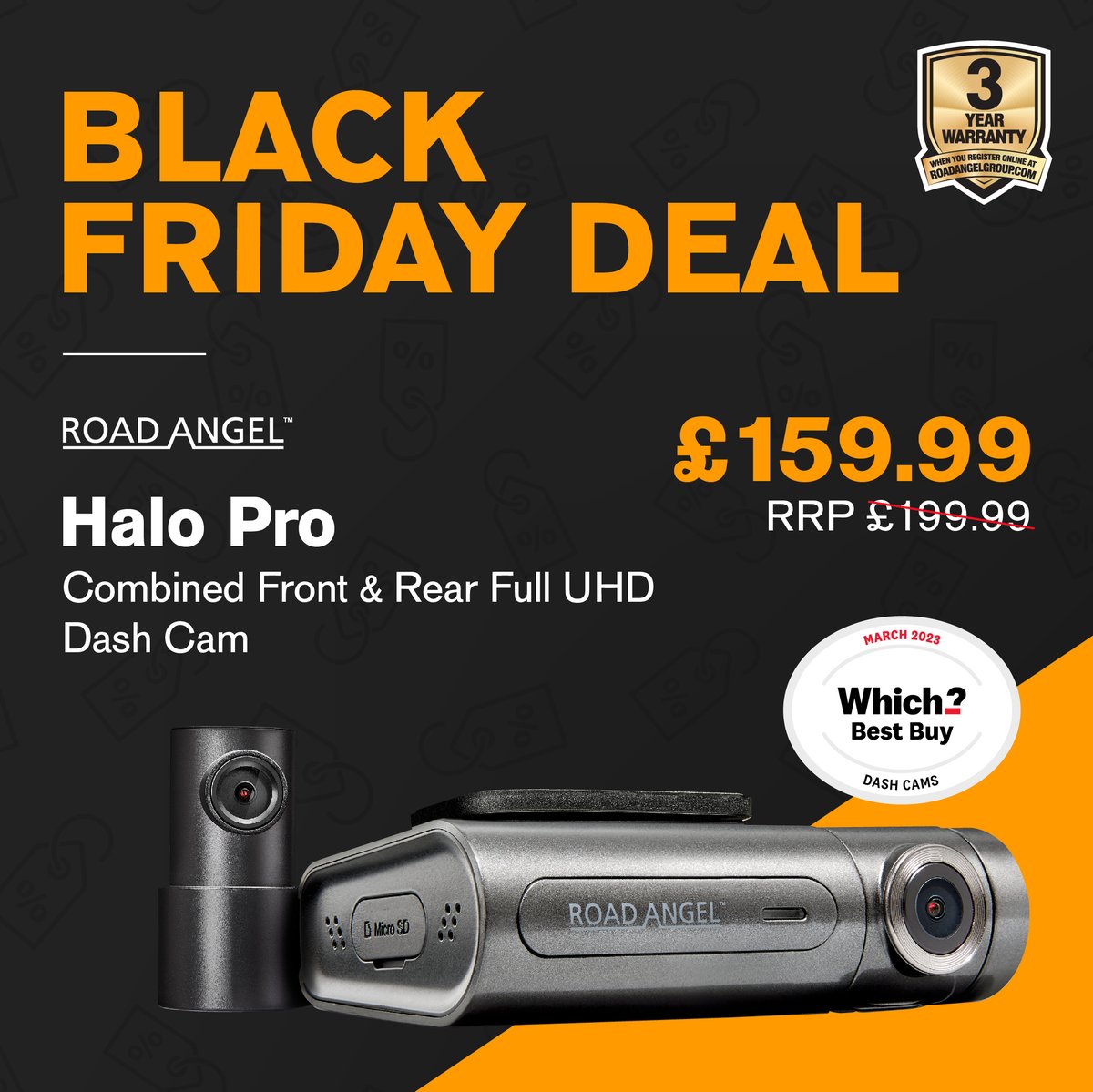 The Road Angel Halo Pro covers the front and rear of your car, offering full protection for only £159.99! 🚙📸

Hurry, this offer won't last forever! ⏳

Grab your Halo today! 👉 roadangelgroup.com/products/road-…