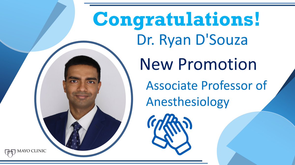 Mayo Clinic Department of Anesthesiology tweet media
