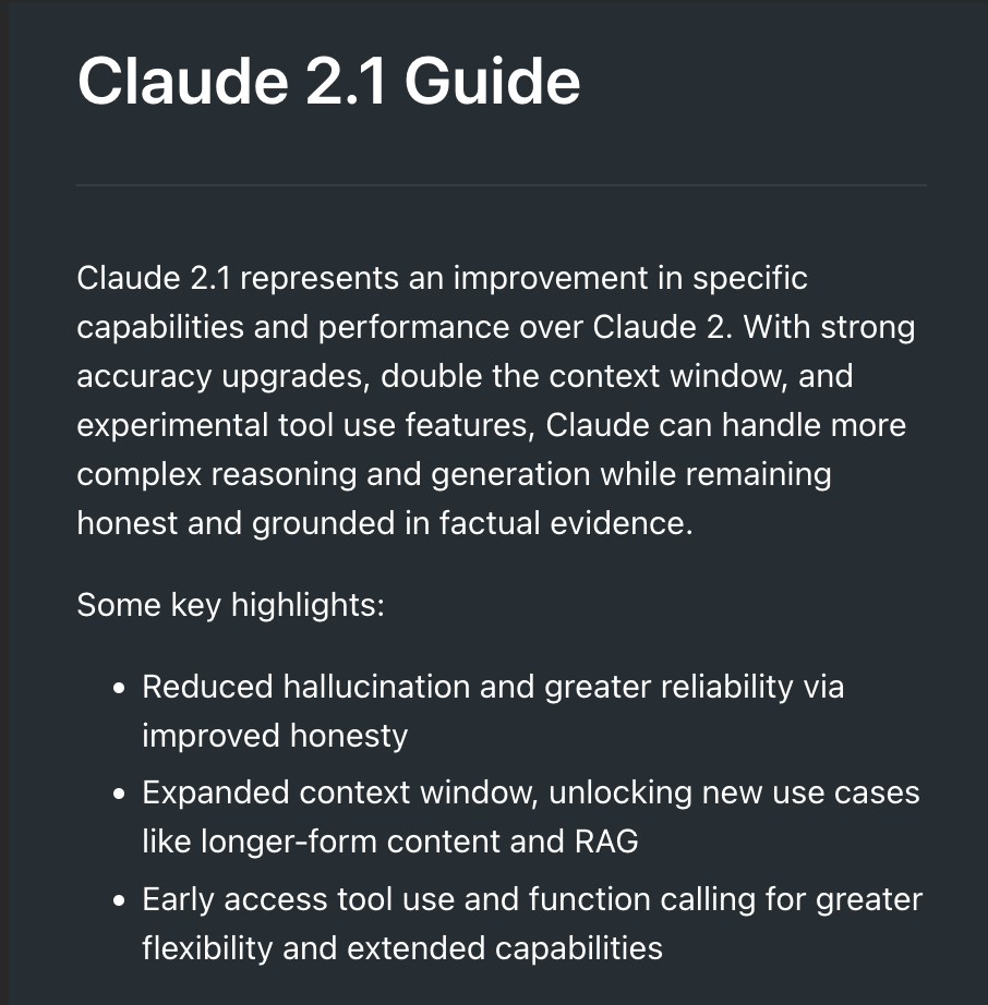 javilopen's tweet photo. 🤯 KABOOM!

Launch of Claude 2.1

They don't even let us breathe! Anthropic has just released an updated version of the Claude model:

- 200K Context Window (VS 128k of GPT4)
- Fewer hallucinations
- System Prompt (I'll tell you about it)
- Code Interpreter

Details 🧵👇 https://t.co/J27007tI7j