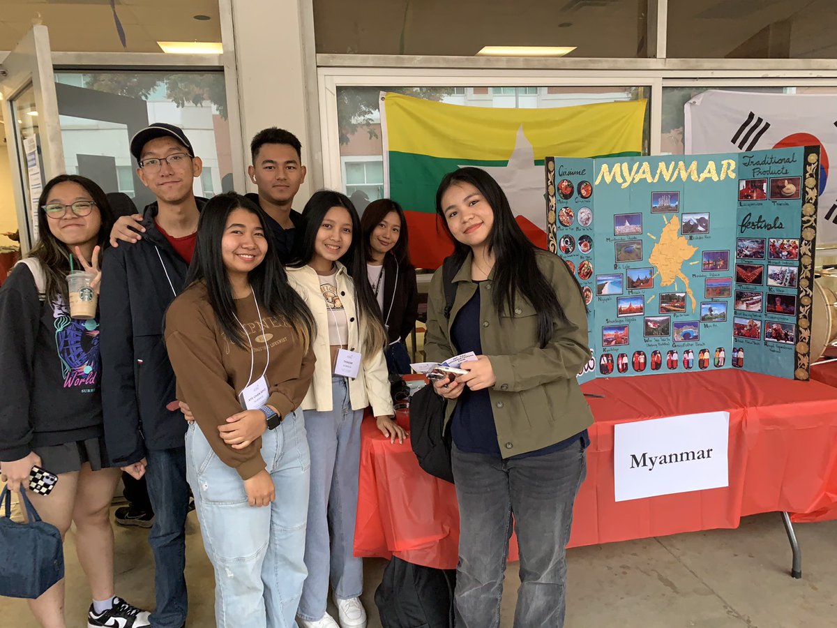 mtsac_isp's tweet photo. Thank you all for coming to our International Educational Week Fair. We hope you had a wonderful time exploring different cultures and enjoying the delicious food! https://t.co/8yWCQa4j2f