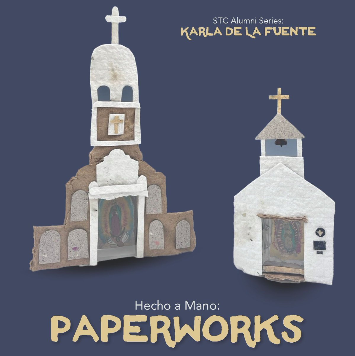 thestclibrary's tweet photo. The STC Library Art Gallery celebrates its annual STC Alumni Series with “Hecho a Mano: Paperworks,” an exhibition by artist Karla Gabriela De La Fuente
Karla will lead an Art Talk on Nov 28, from 3PM – 4:30PM
Learn more at https://t.co/WQguNxqeUU
#stcjaguars #stcsuccess https://t.co/BtAVT9KdfK