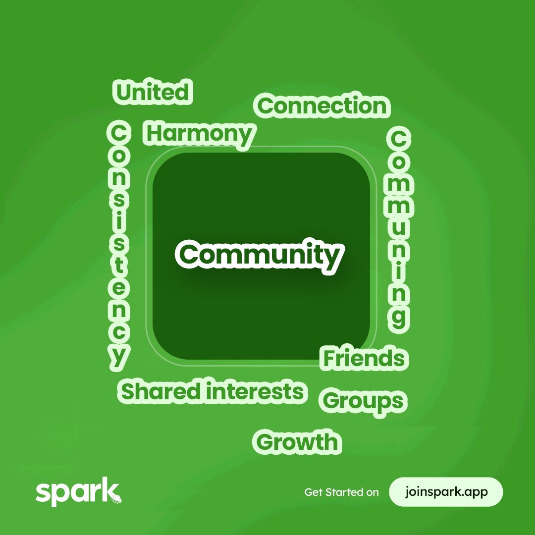 What comes to your mind when you hear 'Community'? 

Let us know in the comments!
.
.
#Sparksocial #groupsgofar #communities #yourcommunity