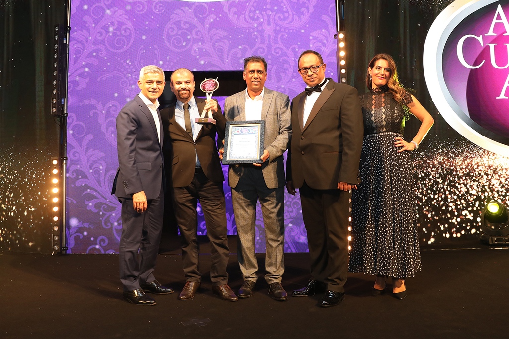 We’re thrilled to have won the ‘Best Fine Dining Restaurant’ award at the 2023 Asian Curry Awards! 🥳 It was an honour to be presented with the award by Sadiq Khan. ⁠ Thank you to all the judges, nominees and our loyal customers, who have supported us through many decades! 🥰⁠