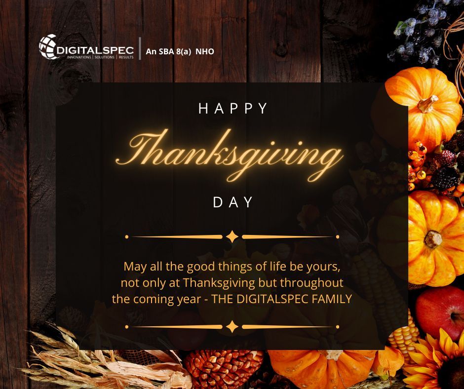 DIGITALSPEC_LLC's tweet photo. May you celebrate the Thanksgiving day with love in your heart, prosperous vision in your mind, and gratitude in your being. Thanksgiving wishes to everyone!"

- THE DIGITALSPEC FAMILY

#GratefulHeart #ThankfulThursday #ThanksgivingJoy #BlessingsAbound
#FamilyAndGratitude https://t.co/r57Gl1ek5y