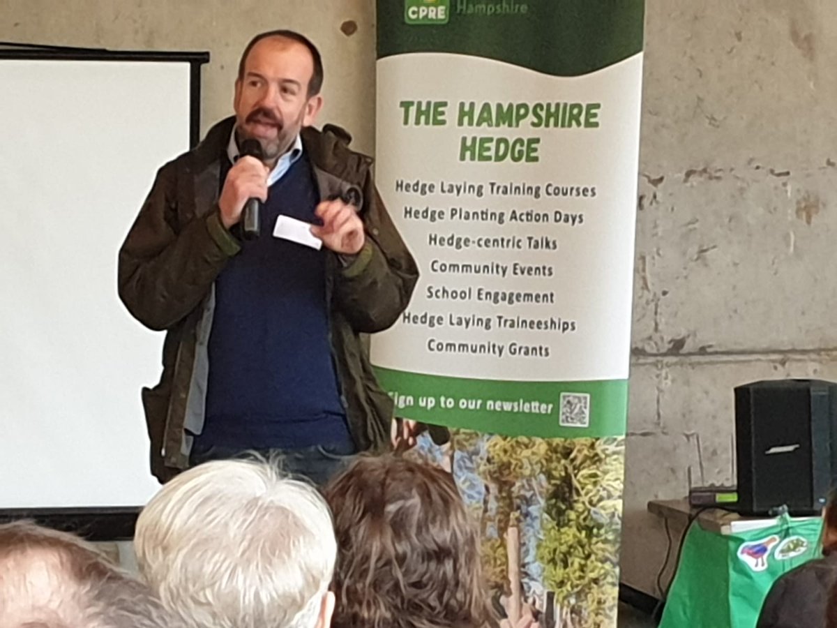 Great day launching the Hampshire Hedge with CPRE Hampshire <a href="/CPRE/">CPRE The countryside charity</a>
