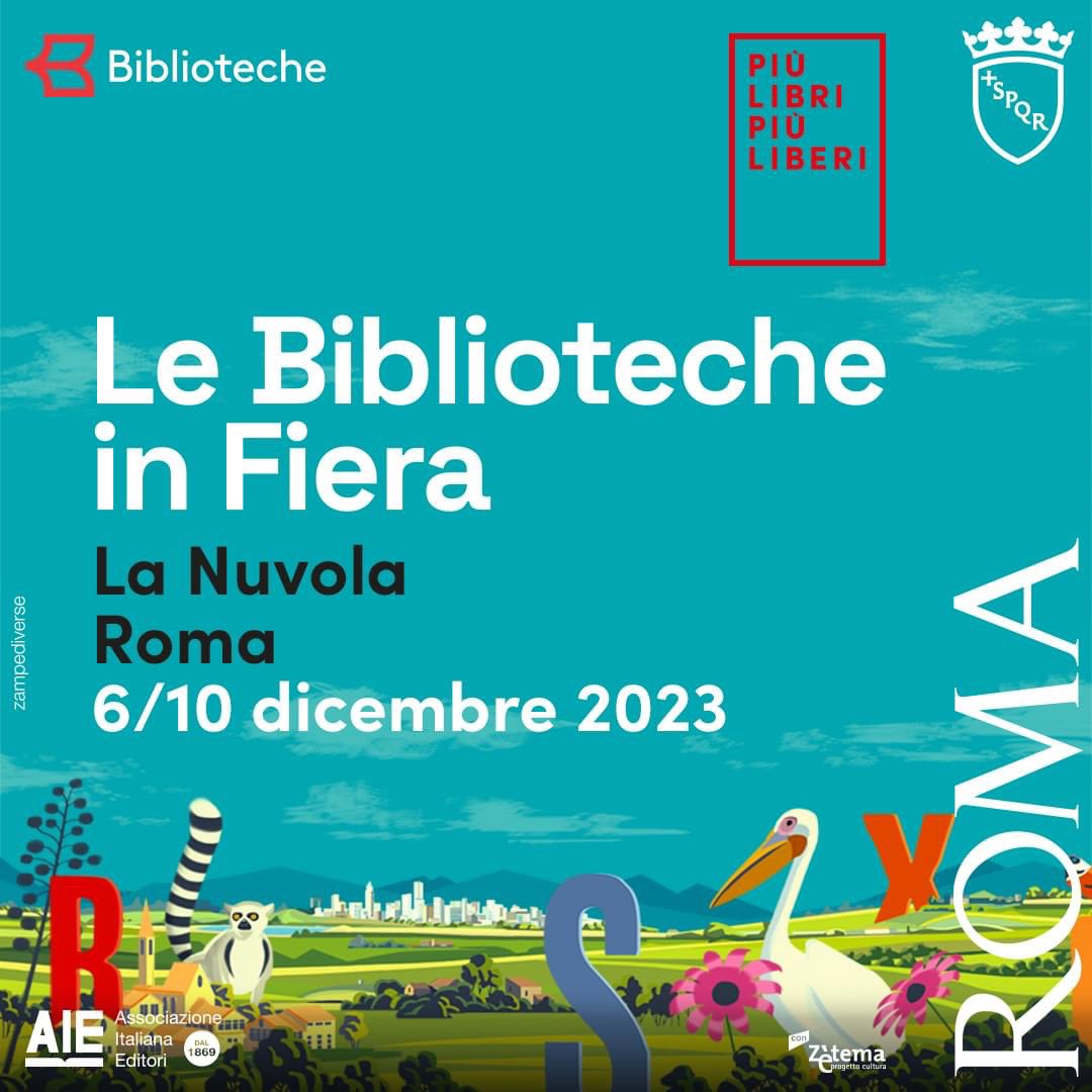 Tornano dal 6 al 10 dicembre le #bibliotecheinfiera per @piulibri23 Scopri il programma : bit.ly/40GIhkY Tutte le info su: plpl.it