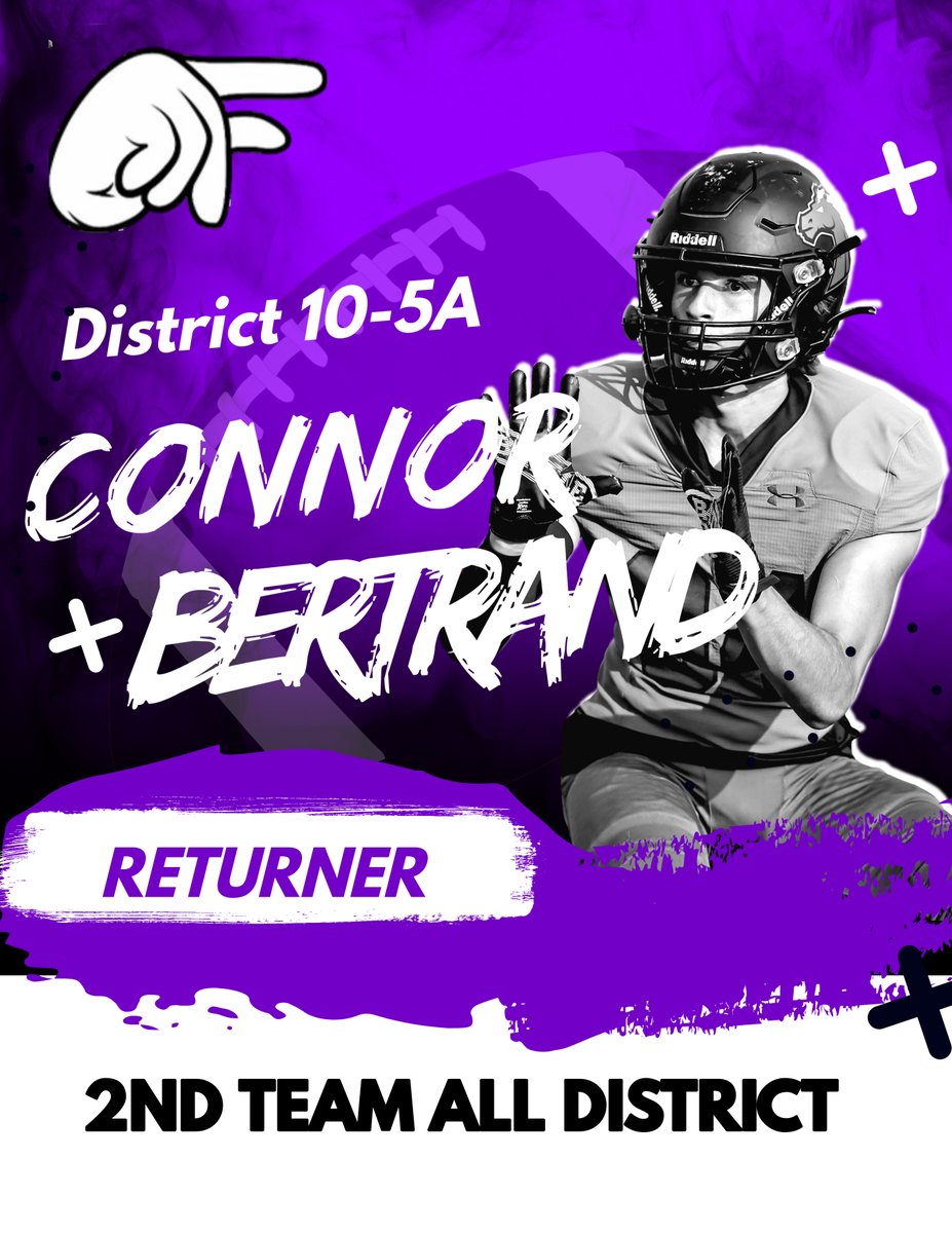 Congratulations to <a href="/fulshear_fball/">Fulshear Football</a>
District 10-5aD1 Champions
2nd Team All District
Connor Bertrand
#DaDirtyF