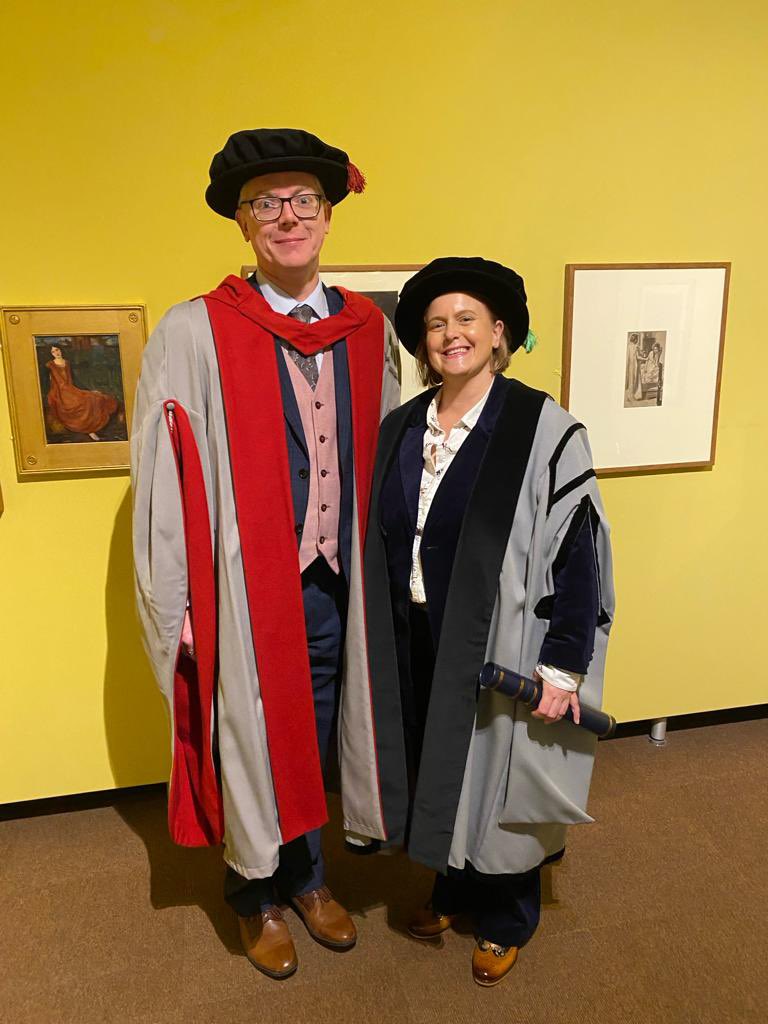 I am super proud of @rgadsbydirector on receiving an honorary fellowship from <a href="/CumbriaUni/">University of Cumbria</a>.