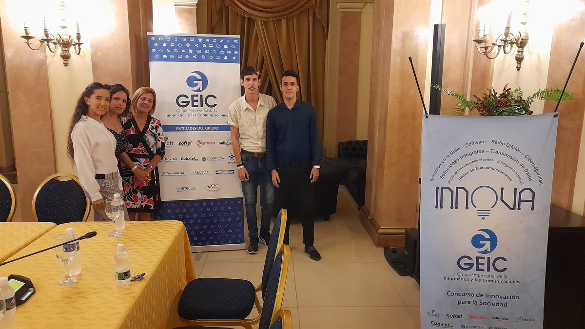 universidad_uci's tweet photo. ¡Nuestra Universidad representada en la quinta edición del Concurso de Innovación para la Sociedad 💡#Innova2023 💡‼️
#SomosUCI #TransformaciónDigital #Cuba
@CubaMES @MINCOMCuba @GEIC_DICE @monica_uci_f2 @hector_uci @feu_uci https://t.co/yAB6RTNMGZ