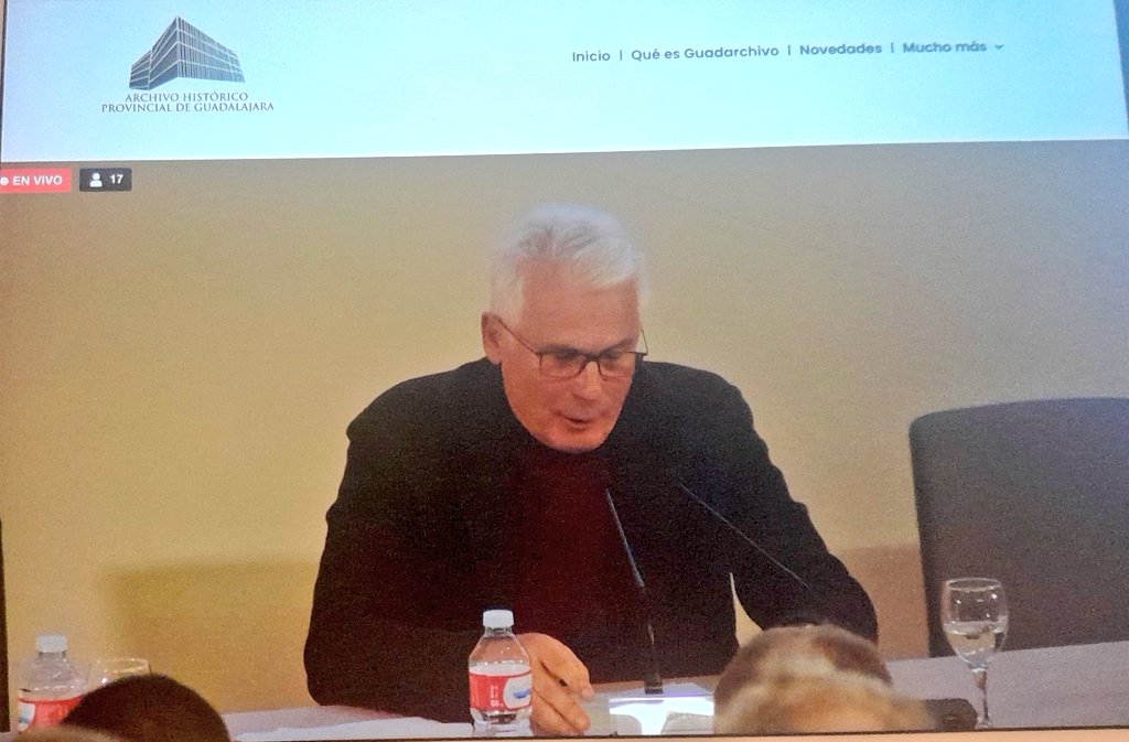 Toca estar atenta en las XVI Jornadas de Investigación en Archivos de CLM titulado "El deber de memoria. Historia y Archivos" organizado por <a href="/amigosahpgu/">AmigosAHPGuadalajara</a>, viendo la conferencia inaugural de <a href="/B_Garzon/">Baltasar Garzon</a>, hablando de la función de los archivos como salvaguarda contra la impunidad.