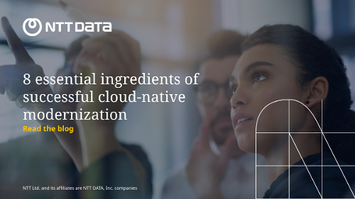 dbogaert's tweet photo. 8 essential ingredients of successful cloud-native modernization: https://t.co/DbWqfJKD1D https://t.co/EKcWZLrfut