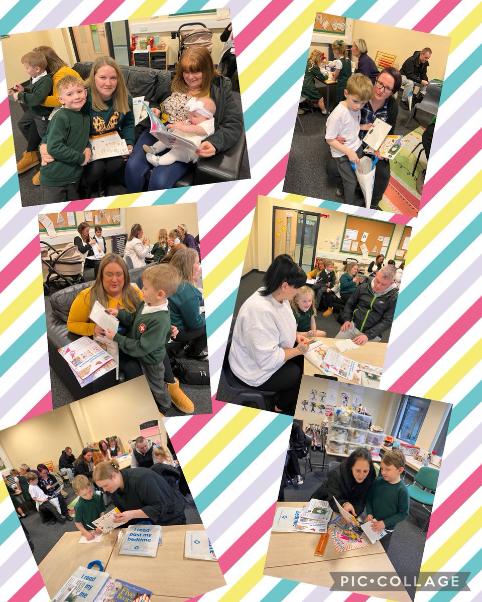 StEunan's tweet image. A fabulous turn out at our P1 #BookBug session today, Mums, Dads and some Grannies enjoyed exploring @scottishbktrust books + learning resources with their little readers after a cuppa + chat with our Pupil Family Support Worker + Ms Dunphy ❤️ 📚#ParentsFirstEducators