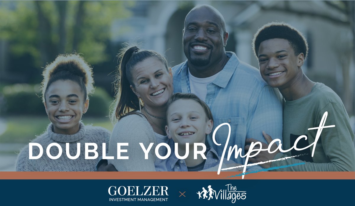 #GivingTuesday is right around the corner! When you donate on Tuesday, November 28th, <a href="/GoelzerInc/">Goelzer Investment Management</a> will match your gift up to $7,500. Make double the difference for Indiana kinship and foster families at villageskids.org/givingtuesday. #fostercare