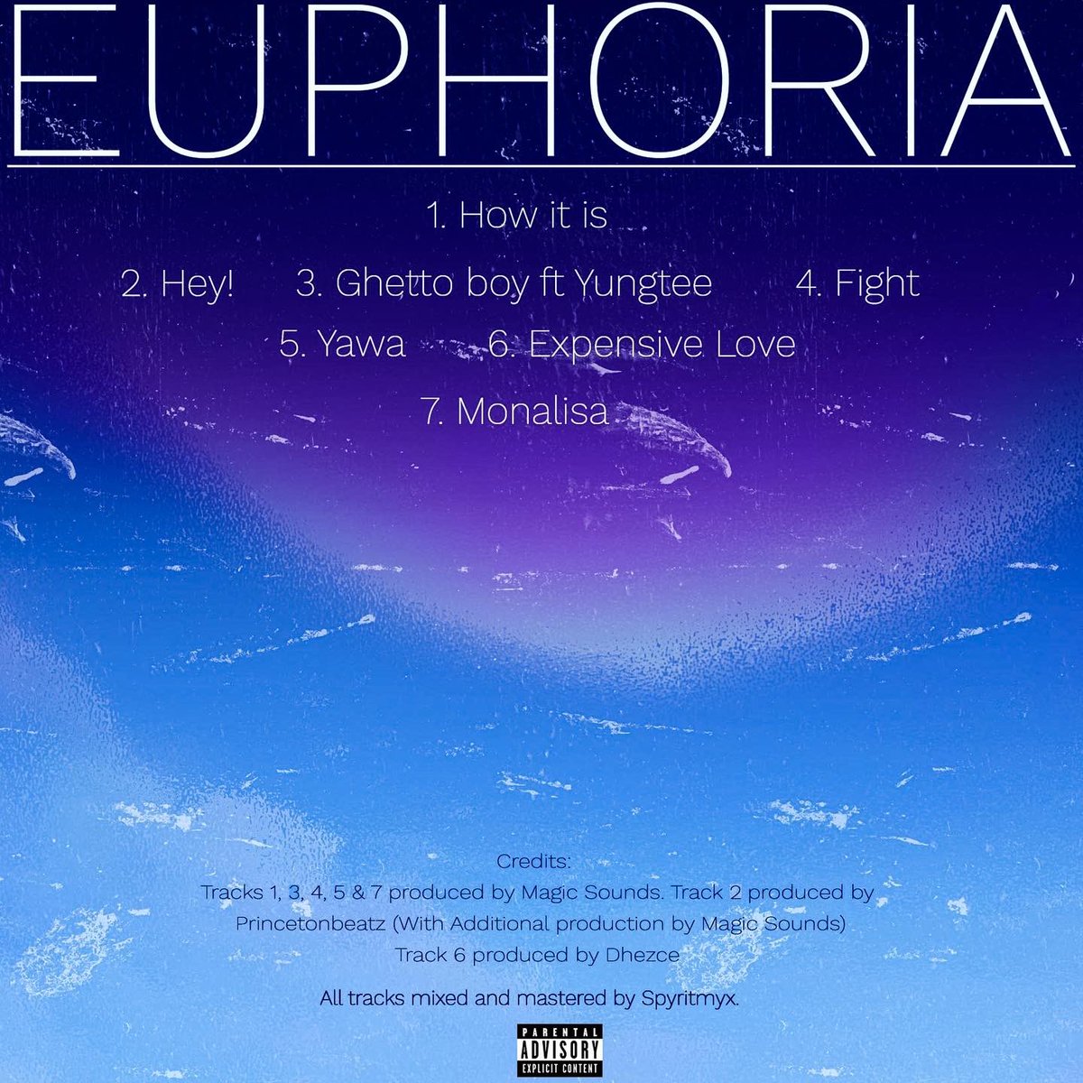 DEE3David's tweet photo. Here’s the TrackList to some of my best work yet.
My brother @abamiyungtee_ features on Track 3
@iammagicsounds_ Tracks 1,3,4,5&amp;7
@princetonbeatz Track 2
@dhezce Track 6

Mix/Mastering of all tracks: @spyritmyx 
#EuphoriaTheEP Out on all streaming platforms on NOV24
#DEE3 #BBE https://t.co/1YJYSmxJAj