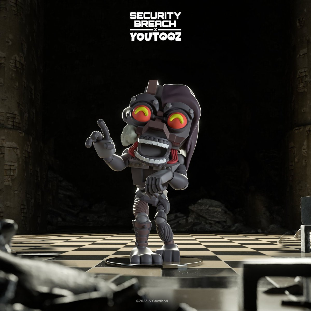 Five Nights At Freddy's Vinyl Figure Ruined Roxy 11 Cm Youtooz