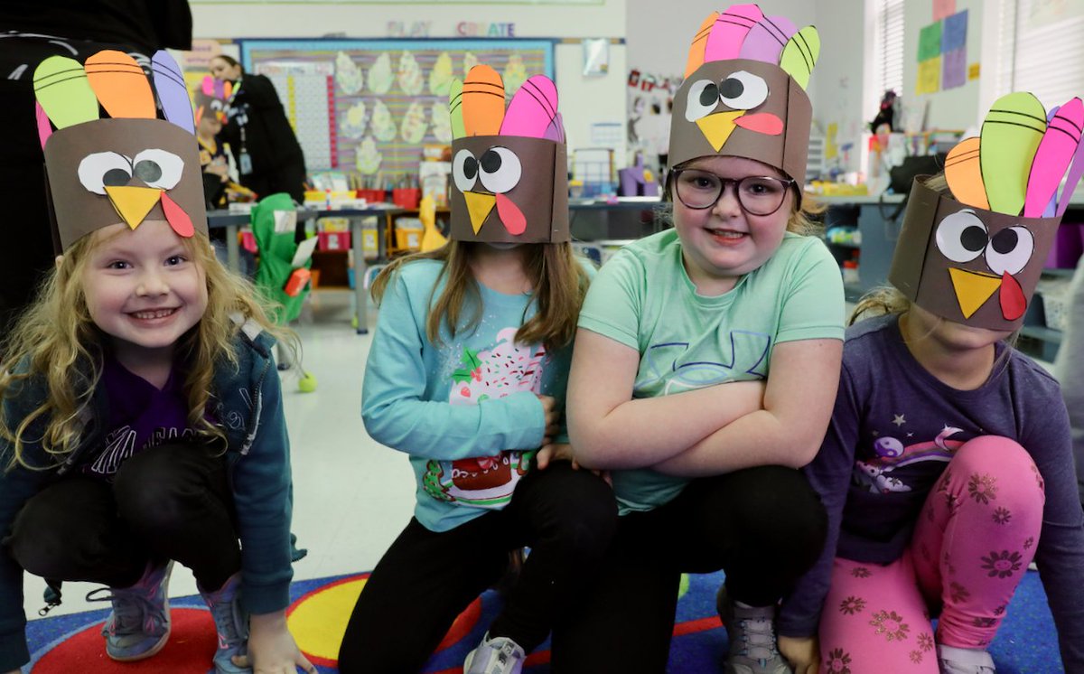 MidlakesSchools's tweet photo. We think they are ready for Thanksgiving Break. 

How about you @Skfarr1? Happy early Thanksgiving to everyone!!

#WeAreMidlakes https://t.co/XFPzWc2j4R