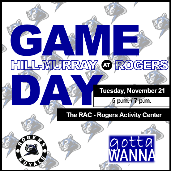 RogersGirlsPuck's tweet photo. ππGAME DAY ππ
πHill-Murray
ποΈ The RAC - Rogers Activity Center
β° 5pm JV / 7pm V
#RGH #RoyalsProud #GottaWanna https://t.co/0H4qDpdHlL
