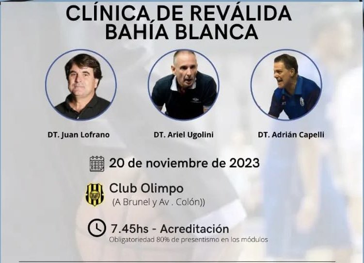 Gracias <a href="/EnebaArgentina/">ENEBA Argentina</a>  y <a href="/ceebahia/">CEE Bahia</a> por invitarme una vez más  como disertante en el curso de reválida 2023 para entrenadores de Basquet 🏀🏀