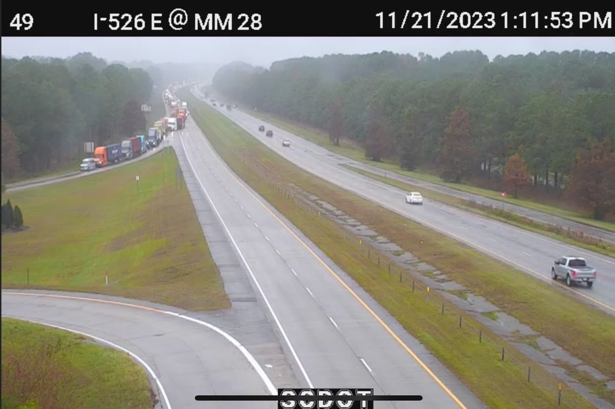 Oh, what a surprise. The failed Longpoint Road exit on I-526 strikes again. At least there is a fix in the works for 2030 or something like that. @SCDOTLowCountry