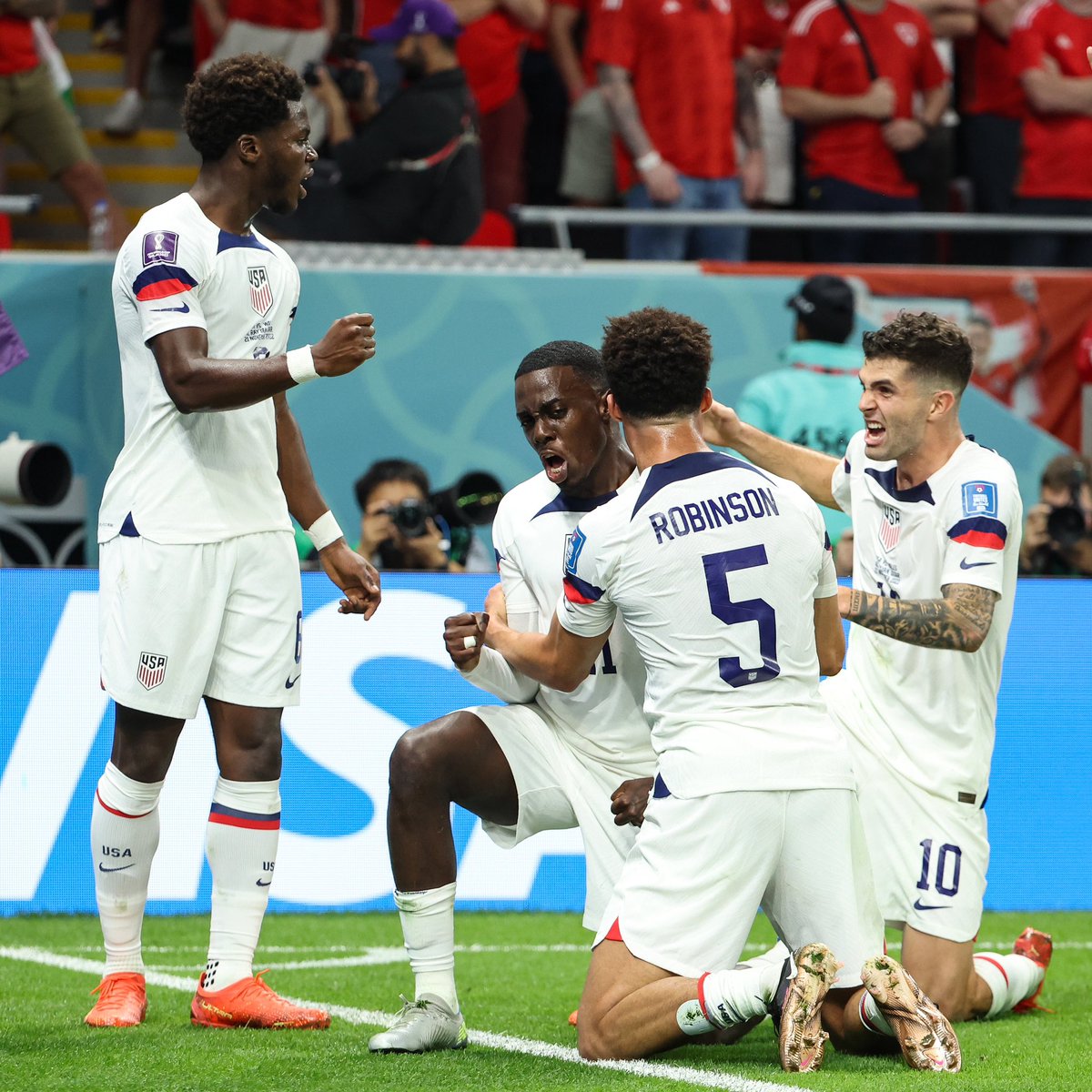 USMNT's tweet image. One year ago…