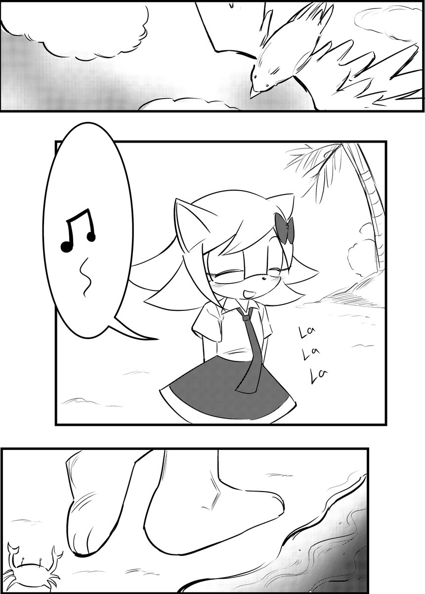 lunaerim's tweet photo. rushed this mintorion comic that was due on my birthday..... enjoy! (1/3)💙💜
context: my boi orion has an eeevill singing voice lol
#sonicoc https://t.co/FU6YFKAvEJ
