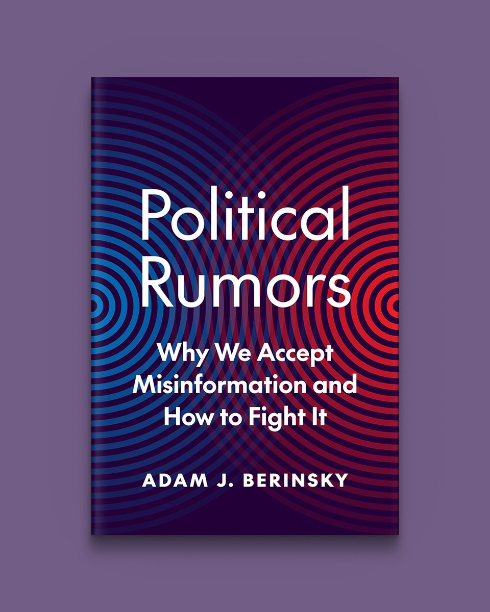 Check out Political Rumors author @AdamBerinsky on @Morning_Joe discussing how to combat disinformation as we approach the 2024 presidential election. @morningmika also gave a wonderful plug for #UPWeek and the “important work” of university presses! hubs.ly/Q029CHzK0