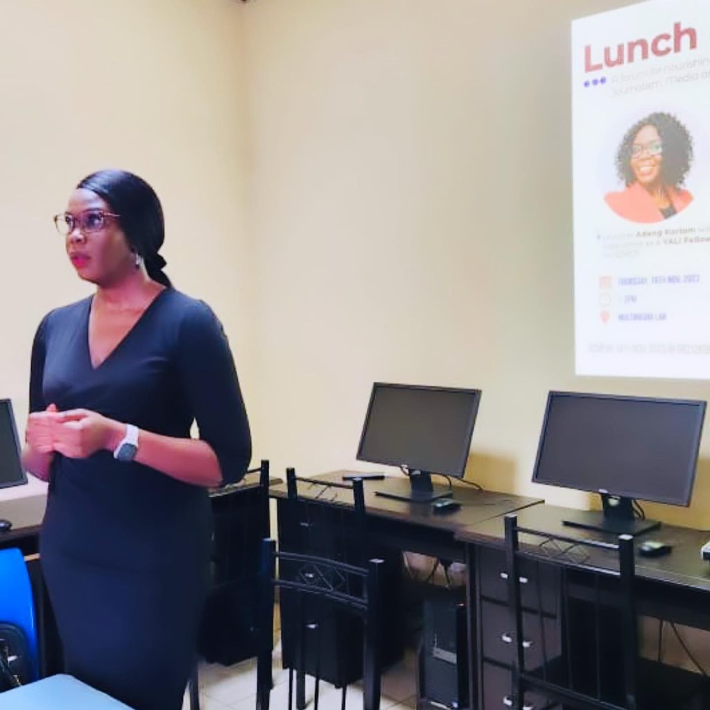 dodykornelio's tweet image. Kicking off #LunchAndLearn at University of Juba! Excited to share insights with my School of Journalism peers. 📚🗣️ #MediaLab #KnowledgeSharing #SSOT