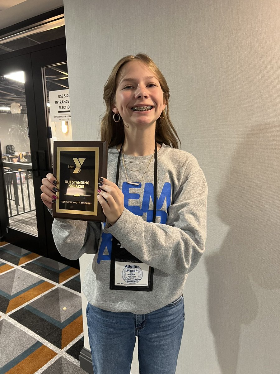 Murray High participated in the KYA Conference held at the Crowne Plaza Hotel in Louisville 11/19-21. The group was recognized as a Premier Delegation . #murrayschools #emulate #speechanddebate #kya