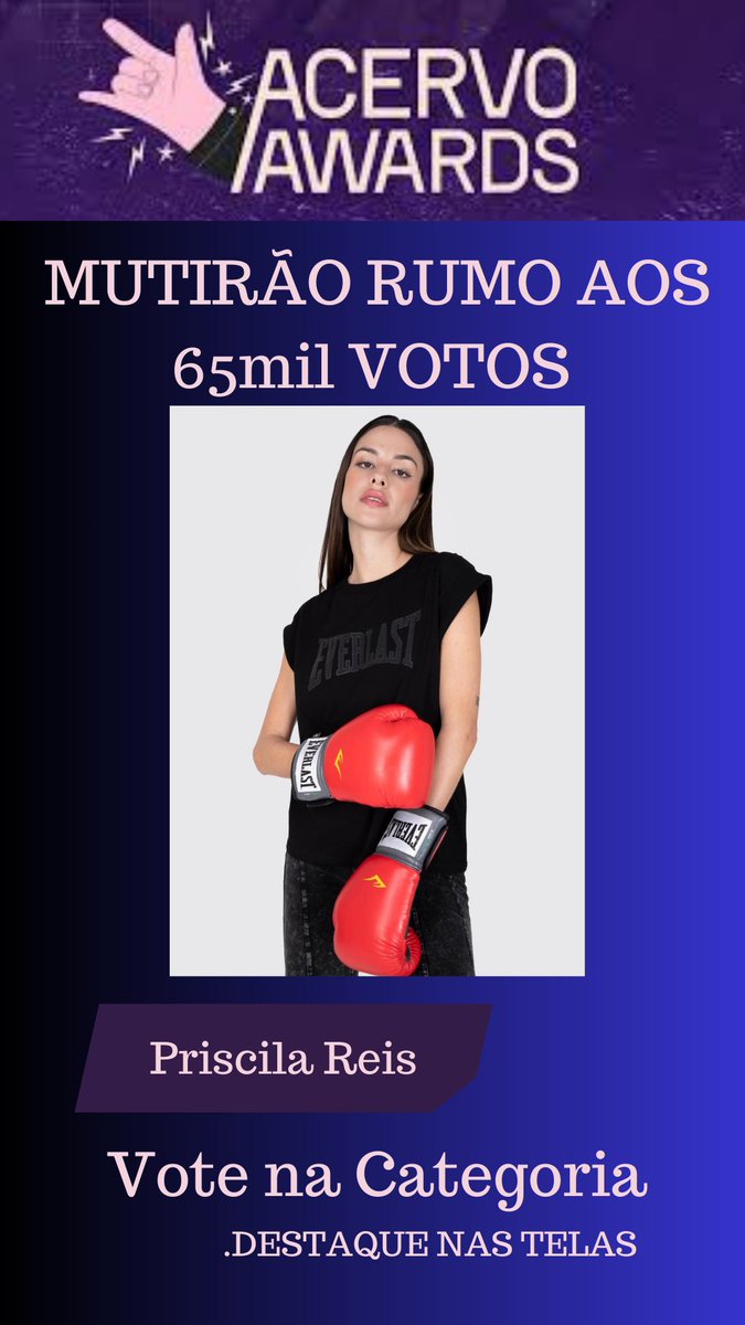 acervo_pri_reis's tweet photo. Vamos também votar muito em @aPriReis na categoria Destaque nas Telas! Meta chegar nos 65 mil votos. #priscilareis #kingos #stupidwife
Vamos mostrar a força dos Kingos.
Link: https://t.co/z5AQUUNIXT https://t.co/XWojegvfxu