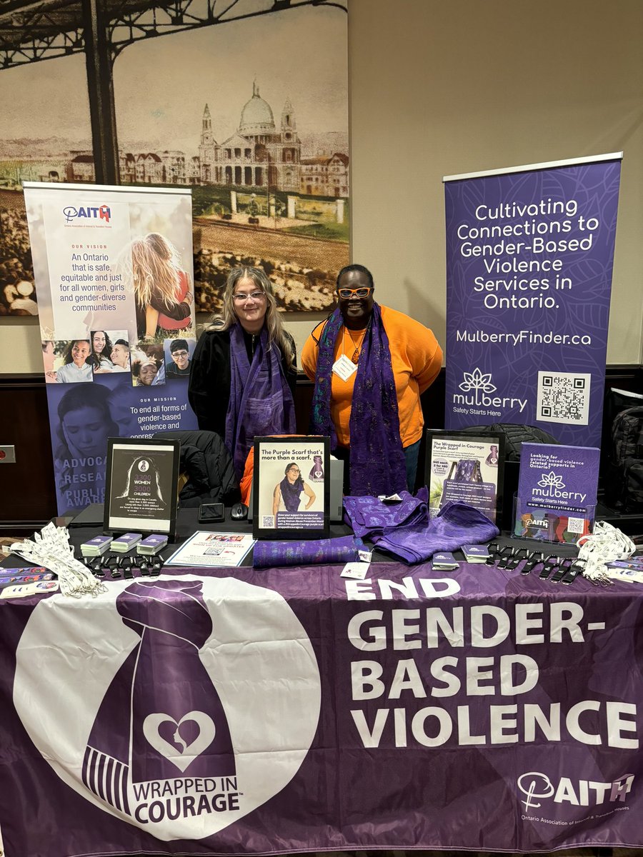 Sharing space today with @OFLabour to bring an end to gender-based violence because #EnoughIsEnough #OFL2023 Thank you for your support because we need more than the courage of survivors to end gender-based violence!