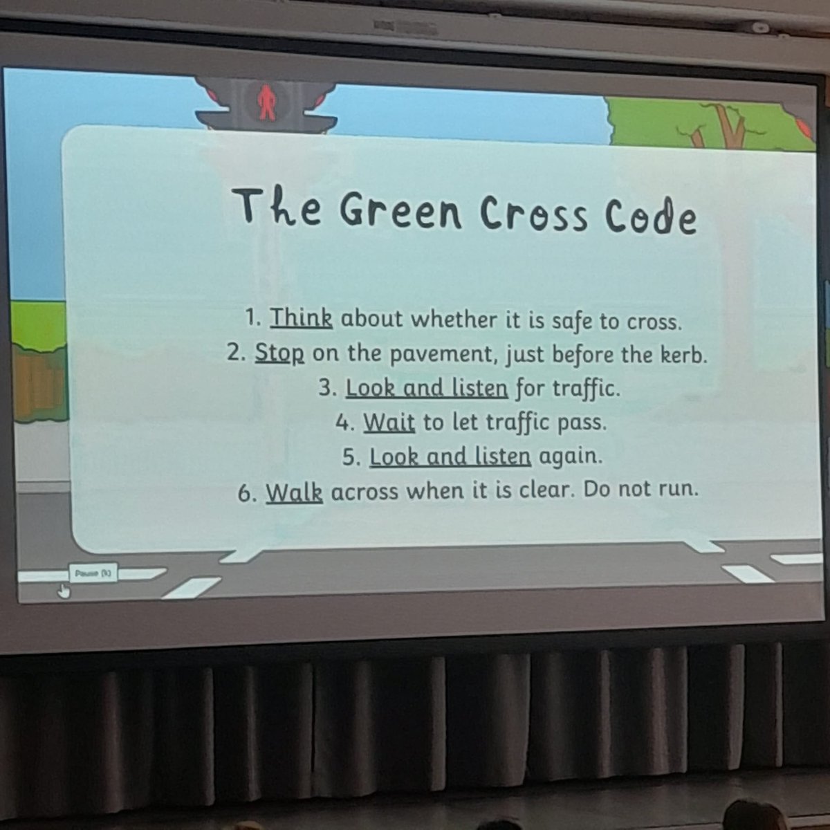 NotreDamePri's tweet image. Excellent participation today from pupils during the P5-7 assembly on safety essentials! 💡 From dealing with strangers to navigating road safety, empowering our students with the knowledge to stay safe in various situations. #SafetyFirst #GreenCrossCode 🚗🚸