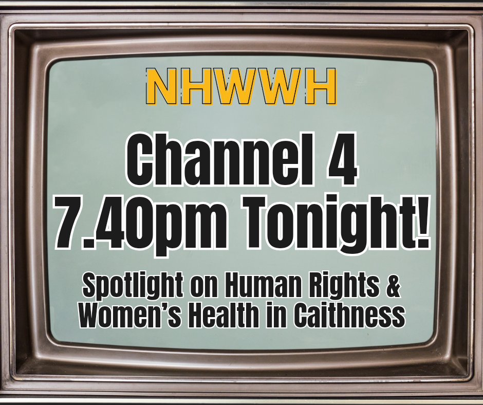 RebeccaWymer's tweet photo. Please tune in or record if you can! This is the most national coverage we have had of the lack Women's Health services in Caithness!
Following @ScotHumanRights on their research trip & interviewing local women too!
#Endometriosis #change #WomensHealth #HumanRightsViolations https://t.co/qanC052497