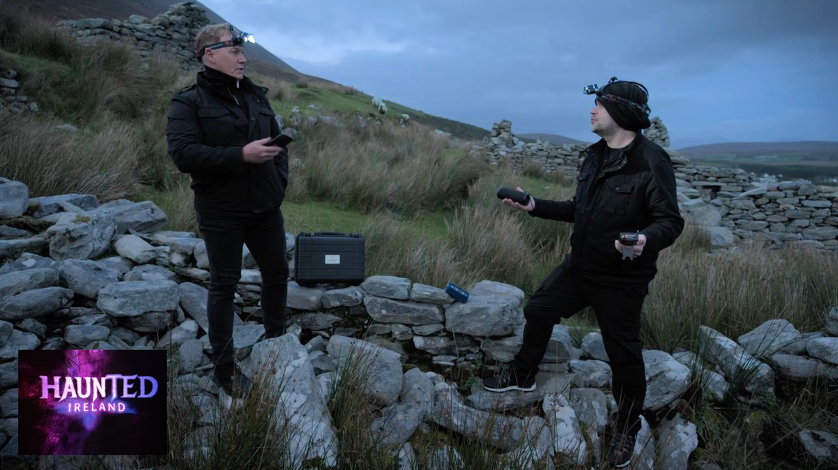 chrisfleming91's tweet image. #hauntedireland Episode 8 Achill Island, has now dropped on @discoveryplus + and @StreamOnMax in the USA and Canada. Stream it now!
@chrisfleming91  With Ryan O&apos;Neill @Haunt3dScotland  at the Abandoned village. #spookedireland #UK #Ireland #paranormal