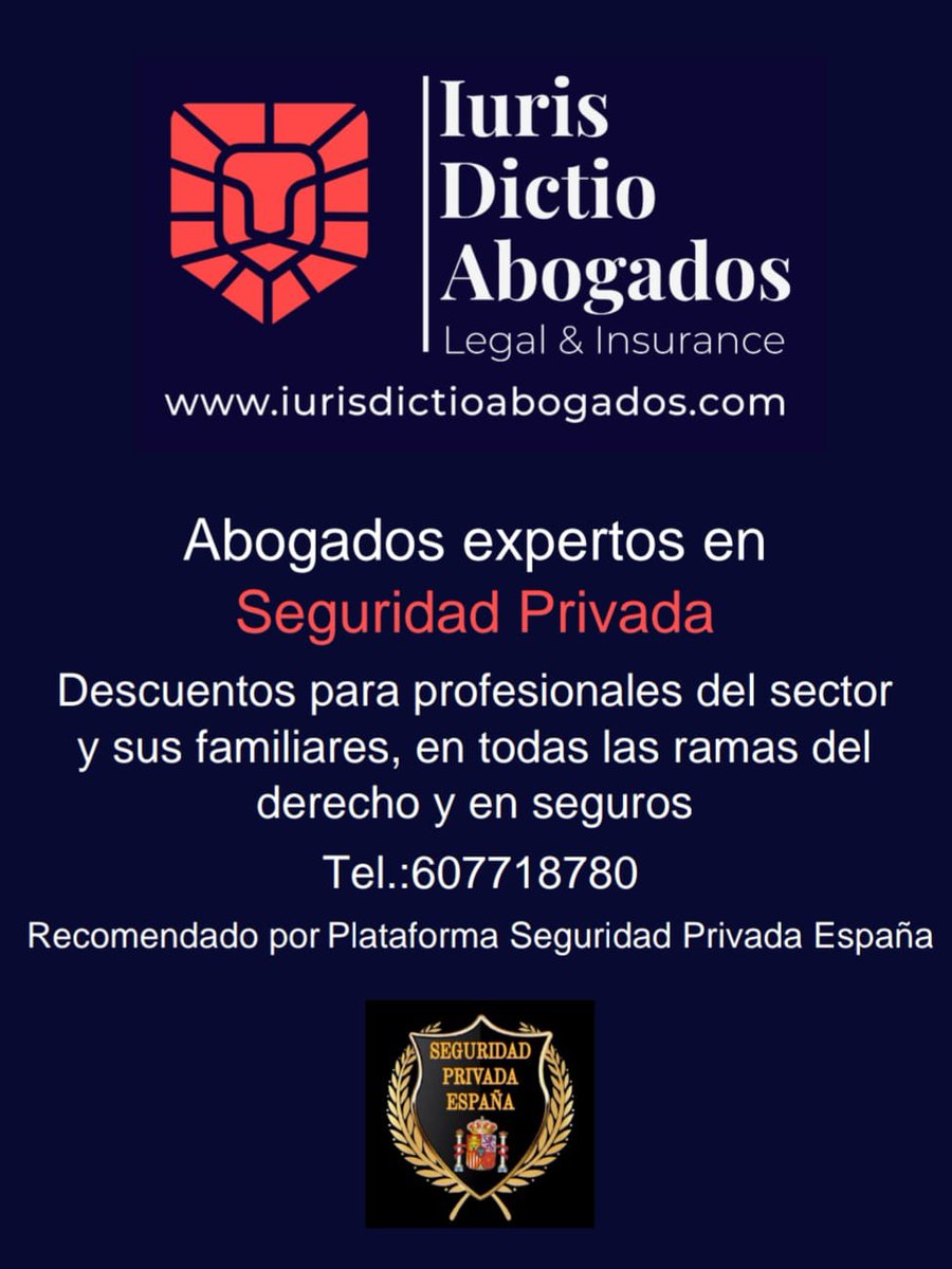 PLATAFORMA SEGURIDAD PRIVADA ESPAÑA tweet media