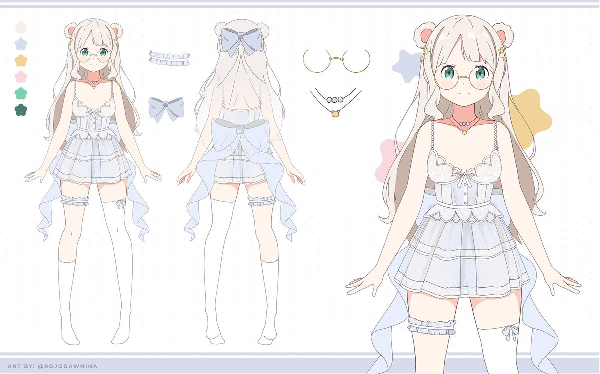jubi_vt's tweet photo. Hi~ I’m Jubi, a dreamy bear vtuber✨
My job is to collect daydreams and keep nightmares in check 😤

┈┈┈┈୨♡୧┈┈┈┈

   ✦ Oshi marks: 💭✨ 
   ✦ Art Tag: #jubillust
   ✦ Twitch: https://t.co/EG6mUXRyqB
  
┈┈┈┈୨♡୧┈┈┈┈

   ✦ Reference sheets

#Vtuber #ENVtuber https://t.co/ZYGMUELFzS
